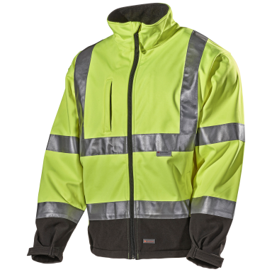 L.Brador 289P Softshelljacka hi-vis gul, klass 2