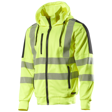 L.Brador 6123P Varseltröja hi-vis gul/svart, klass 2
