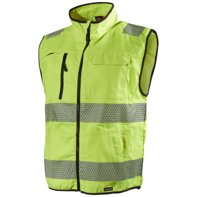 L.Brador 2041PB Varselväst hi-vis gul, klass 1