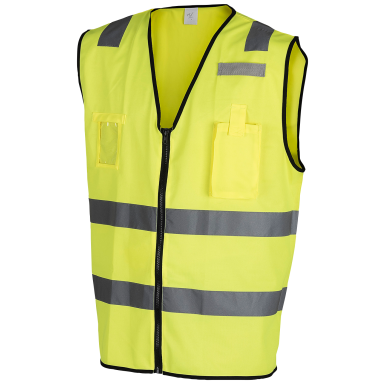 L.Brador 4142P Varselväst hi-vis gul, klass 2