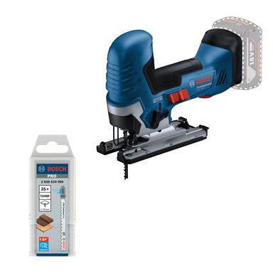Bosch GST 18V-125 S Sticksåg utan batteri och laddare
