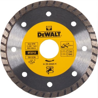 Dewalt DT3712-QZ Diamantkapskive 125 mm, turbo