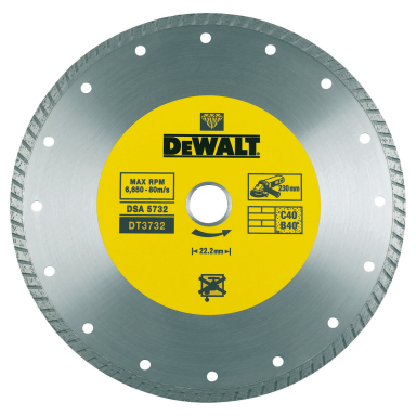 Dewalt DT3732-QZ Diamantkapskive 230 mm, turbo