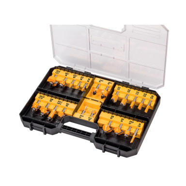 Dewalt DT90017-QZ Jyrsinteräsarja 22-osainen