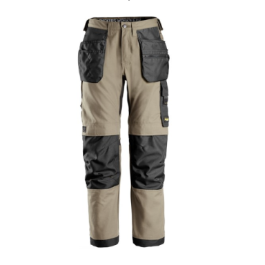 Snickers Workwear 6224 AllroundWork Arbeidsbukse khaki/svart