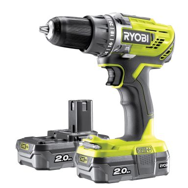 Ryobi R18DD3-220S Borrskruvdragare med batteri och laddare
