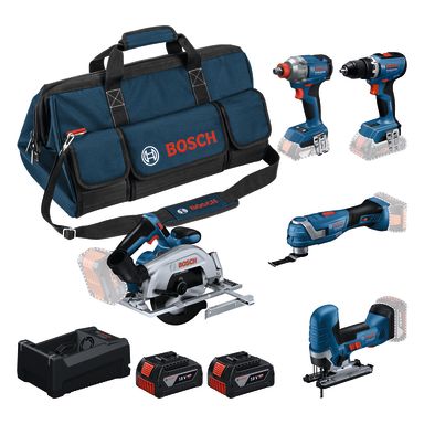 Bosch 0615A500BV Verktygspaket med batteri och laddare