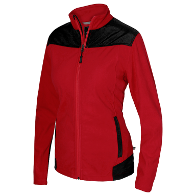 Texstar WJ46 Fleecejacka röd