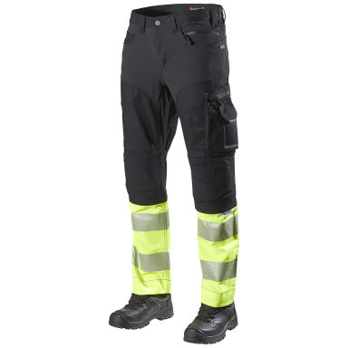 L.Brador 185PB Servicebyxa hi-vis gul, klass 1