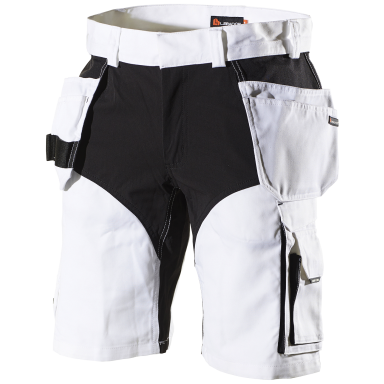 L.Brador 1844PB Arbetsshorts vit