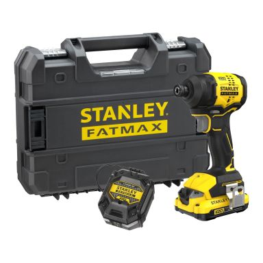 STANLEY SFMCF811D1T-QW Slagskrutrekker med batteri og lader