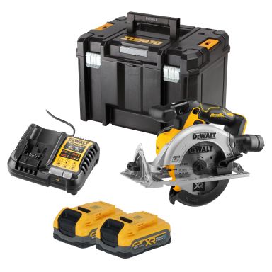 Dewalt DCS565S2T-QW Cirkelsåg med batteri och laddare