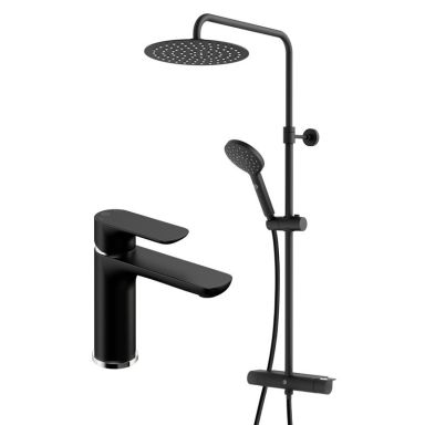 Gustavsberg Estetic GB4120849953 Kranpakke mattsvart, 160 c/c