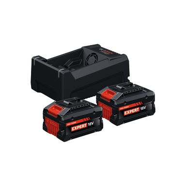 Bosch 2x EXBA18V-55 + GAL12V/18V-80 Batteripaket