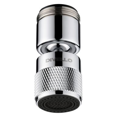 DIVELLO Inno M22+24 Luftblander med kugleled, M22x1.0 + M24x1.0 mm