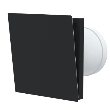 Fresh TL-DE Vaihtoventtiili korvausilmaventtiilin sisäosa, Ø100 mm, 160x160 mm, musta