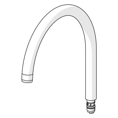 Oras 159695V Juoksuputki keittiösekoittimelle, korkea malli