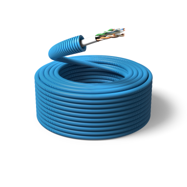 PM FLEX Kat 6 Multimediakaapeli esireititetty, 100 m