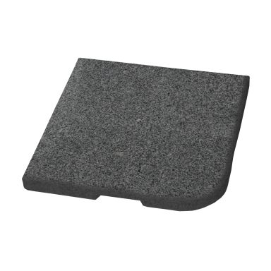 Brafab Abetone Parasollfotsvikt grå, 25 kg, 48x48 cm