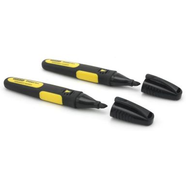 STANLEY FatMax 0-47-314 Merkepenn bred spiss, svart