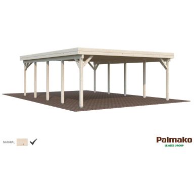 Palmako Karl Carport 45,7 m²/inv. 40,6 m², obehandlad
