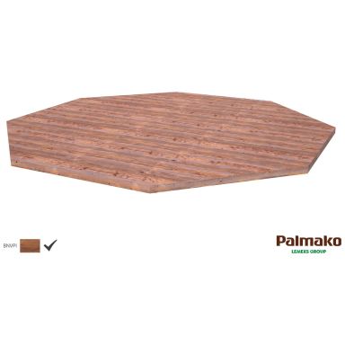Palmako 103094 Golv till Betty / Bianca 18 m², brun tryckimpregnerad