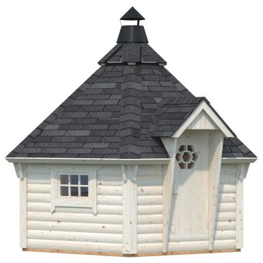 Palmako Eva Grillkåta 9,2 m²/inv. 8,7 m², impr. natur
