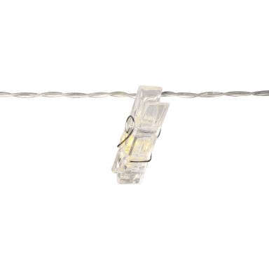 Konstsmide 1451-103 Lysslynge 12 lamper, fotoklemmer