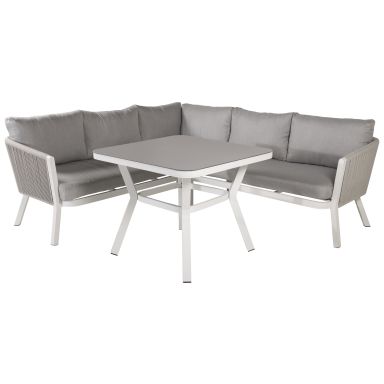 Venture Home Virya 1463-400 Loungeset soffa, bord, vitt/grått