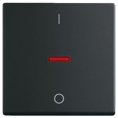 ABB Impressivo 1788-885 Vipu mattamusta, &quot1/0&quot F 2-P, punainen linssi,