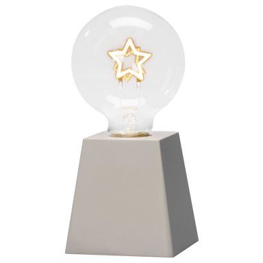 Konstsmide 1813-200 Valokoriste puinen, tähtimotiivi