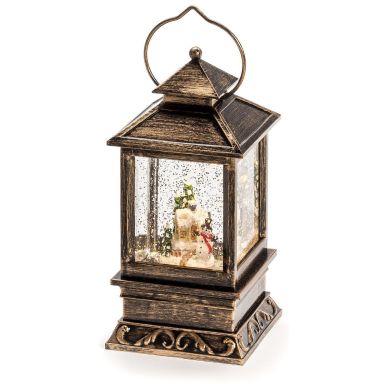 Konstsmide 2808-000 Lykt vannfylt, snømann