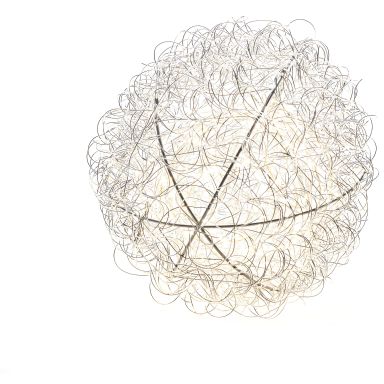 Konstsmide 3515-303 Dekorationsboll silver, varmvit