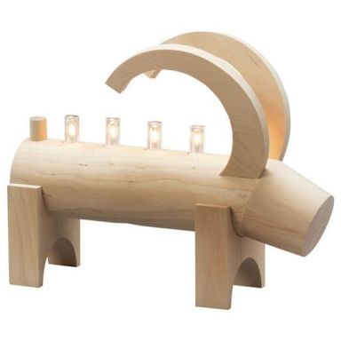 Konstsmide 3981-100TR Adventsljusstake 5 ljus, natur