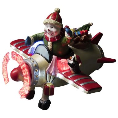 Konstsmide 4201-000 Dekorativbelysning Fiberoptisk fly, snømann