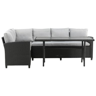 Venture Home Bentwood 5811-001 Loungeset soffa, bord, svart/grått