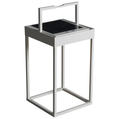 Konstsmide Portofino Sollampe hvid, til udendørs brug