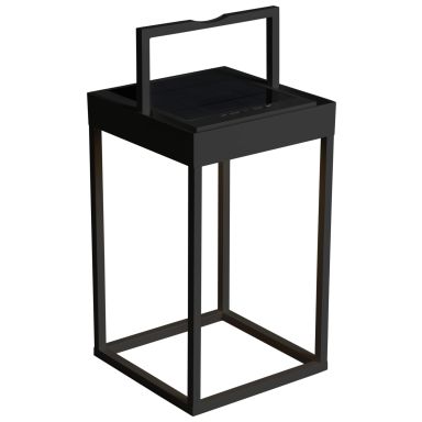 Konstsmide Portofino Solcellelampe svart, for utendørs bruk