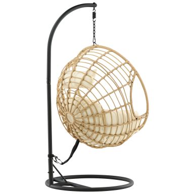 Venture Home Viga 9550-408 Hängstol rund, svart/vit