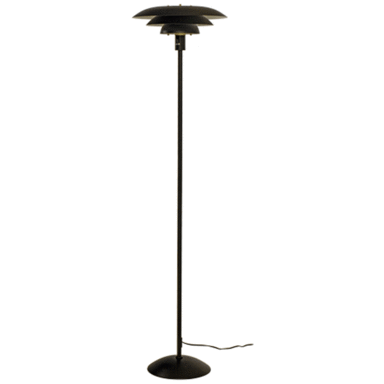 Aneta Lighting Epsilon 19208-15 Gulvlampe svart, 150 cm, E27