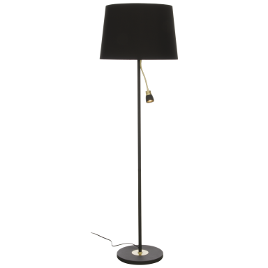 Aneta Lighting Eketorp 19815-15-25 Lattiavalaisin musta/messinki, 145 cm, E27/LED