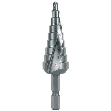 Ruko 101051H Trinnbor med 1/4&quot bitsfeste