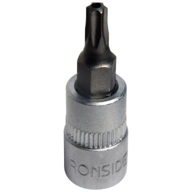 Ironside 116409 Bitspipe torx, med hull, 1/4&quot