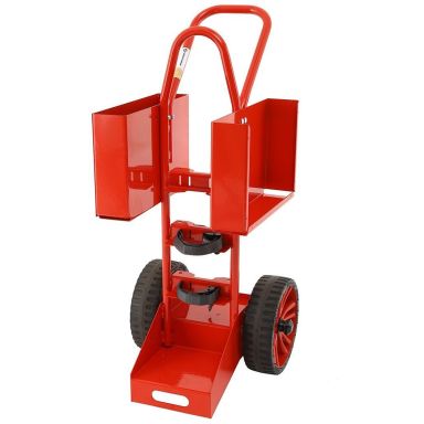 AGA Flame Kaasupullokärry säilytyslaatikoilla