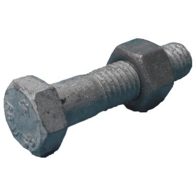 Z 1129124340 Stålkonstruktionsskrue M24 delgevind, 8.8, FZV ISO 4014/4032