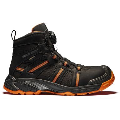 Solid Gear Phoenix Vernestøvel S3, GTX, svart/oransje, glassfiberhette
