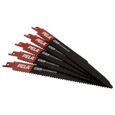 PELA 488381 Puukkosahanterä 225 mm, 6 TPI, 5 kpl