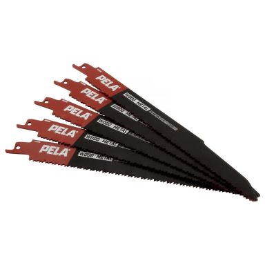 PELA 488385 Tigersagblad 225 mm, 18 TPI, 5-pakk