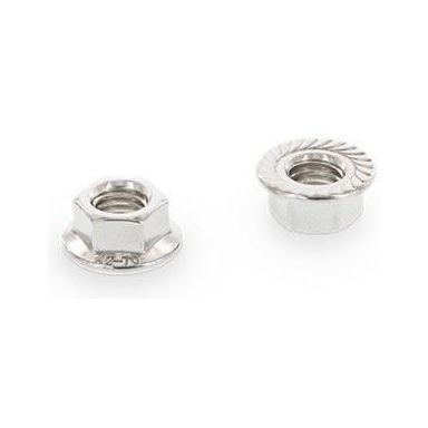 Schäfer & Peters 692324 Flensmutter M6MF A2, DIN 6923, RILLET