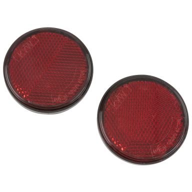 CJ 547174 Reflektor til køretøjet Til anhænger, 2-pak, rød